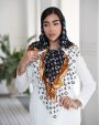 روسری تویل ابریشم لویی ویتون دور دوخت کد 1 از بلونا سکارف