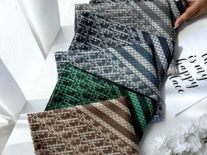 شال کشمیر ابریشم دولایه دیور دور ریشه سوزنی کد 14