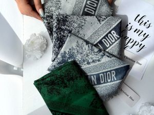 شال کشمیر ابریشم دولایه دیور دور ریشه سوزنی 16